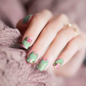 Vintage Rose Nail Wraps